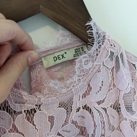 NWOT Floral Lace Dress - Picture 4 of 4